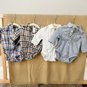 Baby Boy Button UP Bundle